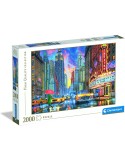 Clementoni 32086. Puzzle de 2000 piezas de Manhattan lluvioso. 66,8x97,5cm