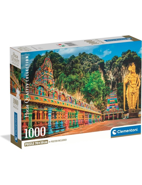 Clementoni 37111. Puzzle de 1000 piezas de Painted Batu Caves . 70x50cm