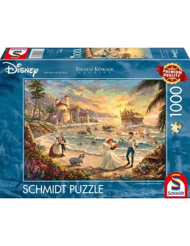 Schmidt 58036. Puzzle de 1000 Piezas de La Sirenita Celebración del amor. 69,3x49,3cm