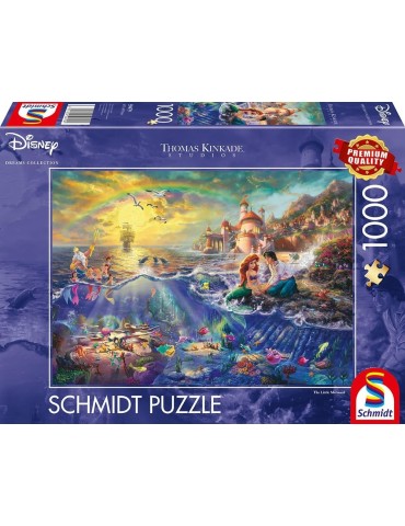 Schmidt 59479. Puzzle de 1000 Piezas de La Sirenita. 69,3x49,3cm