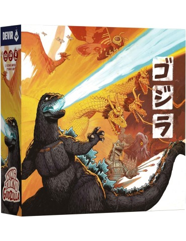 Devir BGKOTGODSP. Juego de mesa King of Tokyo GODZILLA. 2-6 jug +8 años