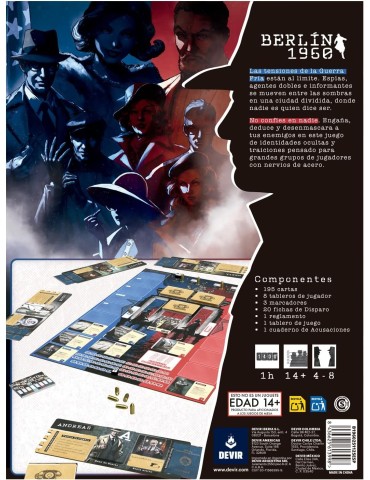Devir BGBERSP. Juego de mesa Berlín 1960. 4-8 jug +14 años 2