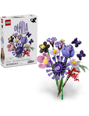 Lego Botanicals y Editions 11507 Ramo de Flores de Olivia Rodrigo. Mas de 9 años. 400 Piezas