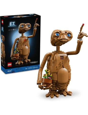 Lego Ideas 21370 E.T. The Extra-Terrestrial. Mas de 18 años. 1226 Piezas