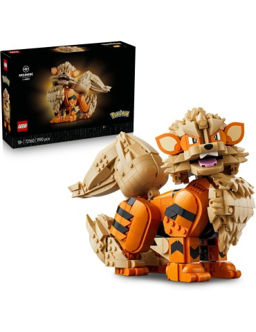 Lego 72160 Pokémon Arcanine. Mas de 18 años. 1190 Piezas