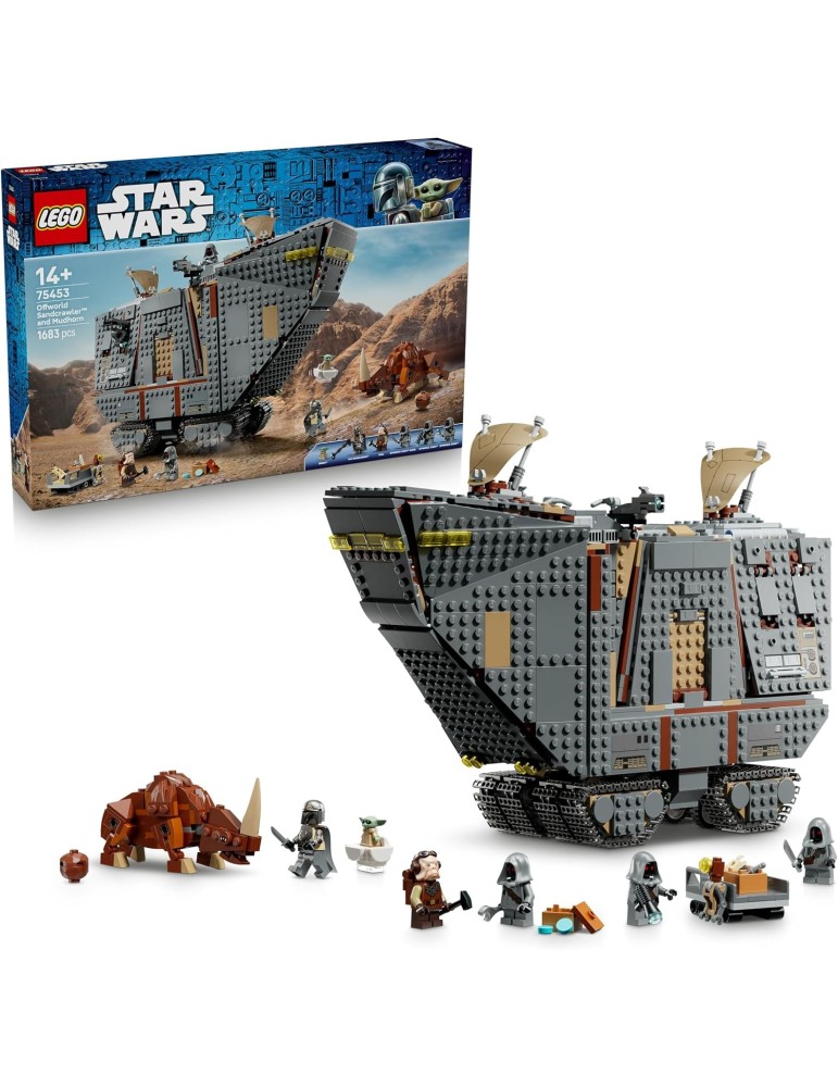 Lego Star Wars 75453 Reptador de Las Arenas del Exterior y Mudhorn. Mas de 14 años. 1683 Piezas