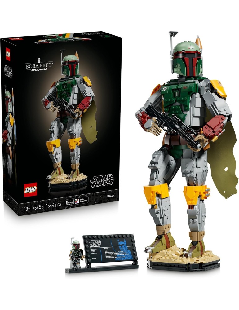 Lego Star Wars 75455 Boba Fett Figura. Mas de 18 años. 1544 Piezas