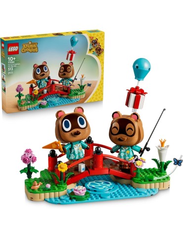 Lego Animal Crossing 77059 Un día Divertido con Tendo y Nendo. Mas de 10 años. 513 Piezas