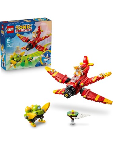 Lego Sonic 77119 Minifigura de Tails y Chaos Emerald. Mas de 8 años. 310 Piezas