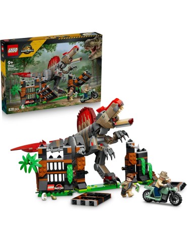 Lego Jurassic World 77982 Huida del Dinosaurio Spinosaurus. Mas de 9 años. 820 Piezas