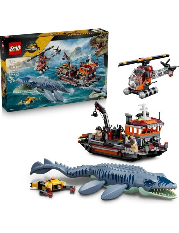 Lego Jurassic World 77983 Dinosaurio Marino Mosasaurus. Mas de 7 años. 703 Piezas