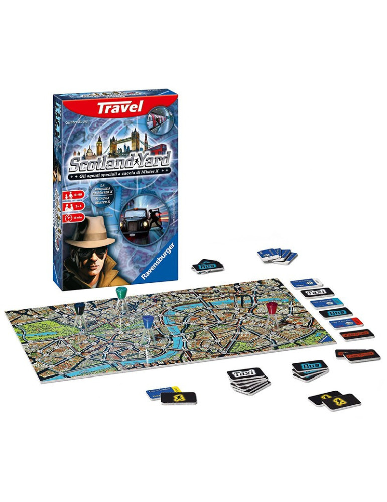 Ravensburger 23416. Scotland Yard Travel Edición Viaje