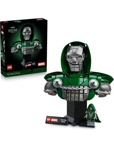 Lego Marvel 76345 Busto del Doctor Doom . Mas de 18 años. 379 Piezas