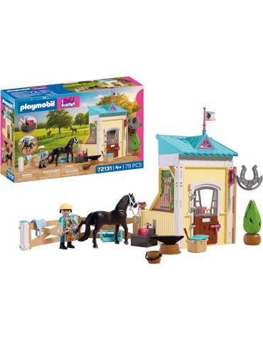 Playmobil I love Horses 72131. Pequeño establo con herrador. Más de 4 años