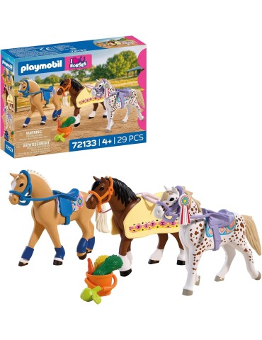Playmobil I love Horses 72133. Tres caballos de colección. Más de 4 años