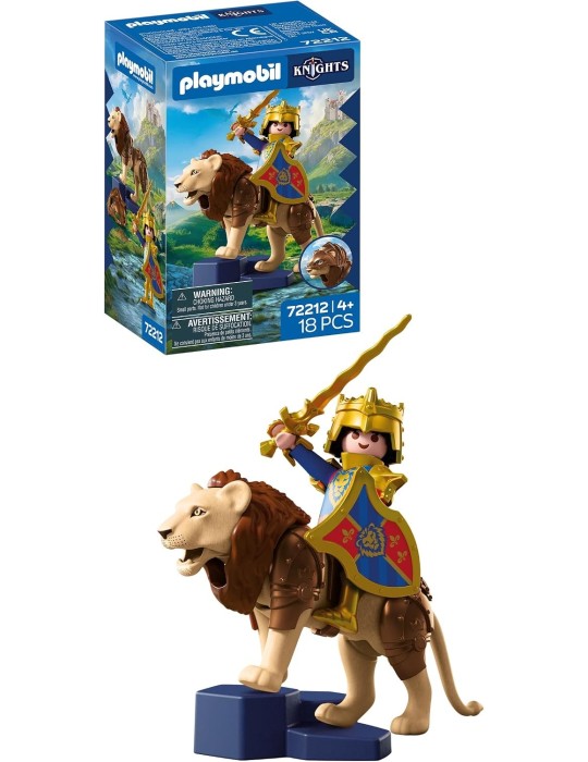 Playmobil Knights 72212. León con Caballero Dorado. Más de 4 años