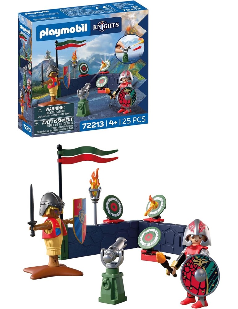 Playmobil Knights 72213. Entrenamiento de Combate Caballeros del Dragón. Más de 4 años