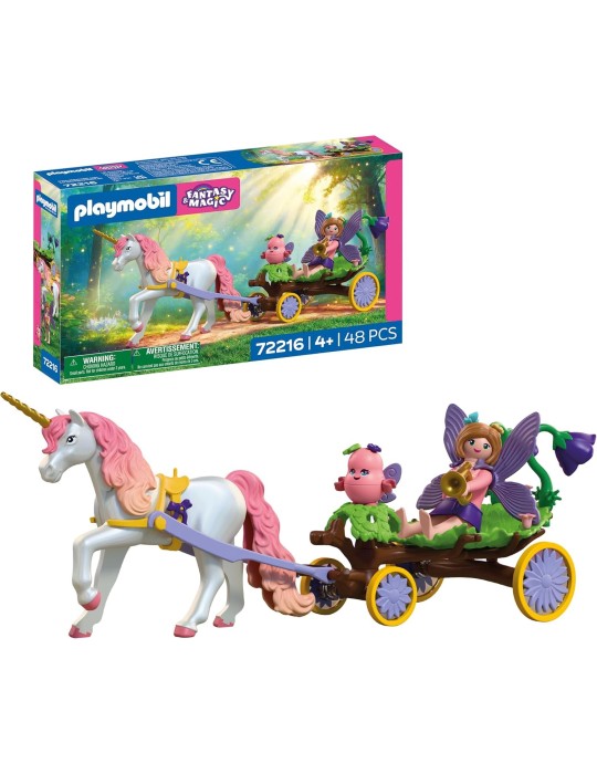 Playmobil Knights 72216. Carruaje con unicornio. Más de 4 años
