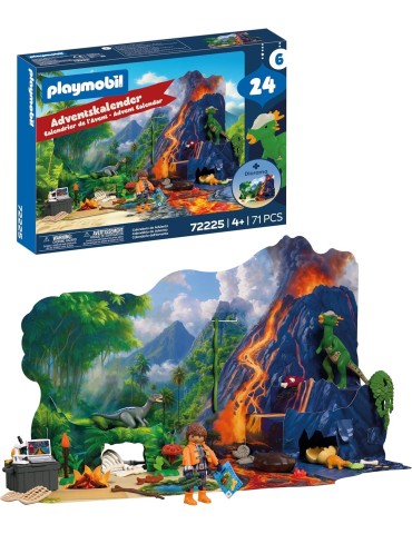 Playmobil 72225. Calendario de Adviento: Expedición en busca de dinosaurios. Más de 4 años