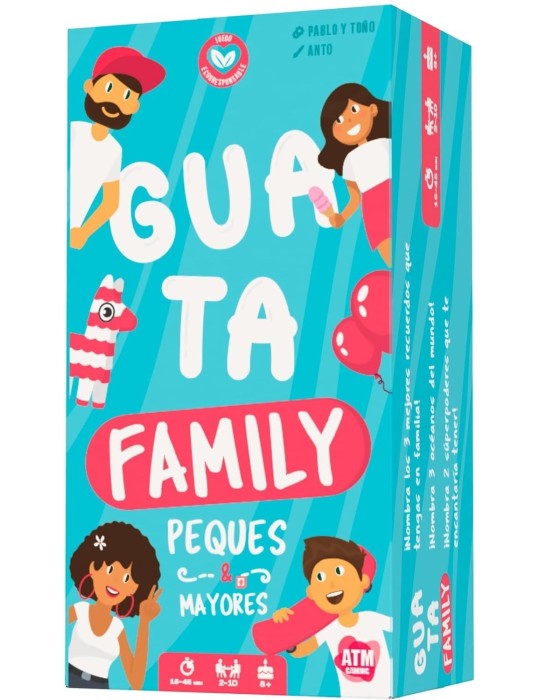 ATM Gaming GTFAM. Juego de mesa 	Guatafamily. 3-12jug. +8 años