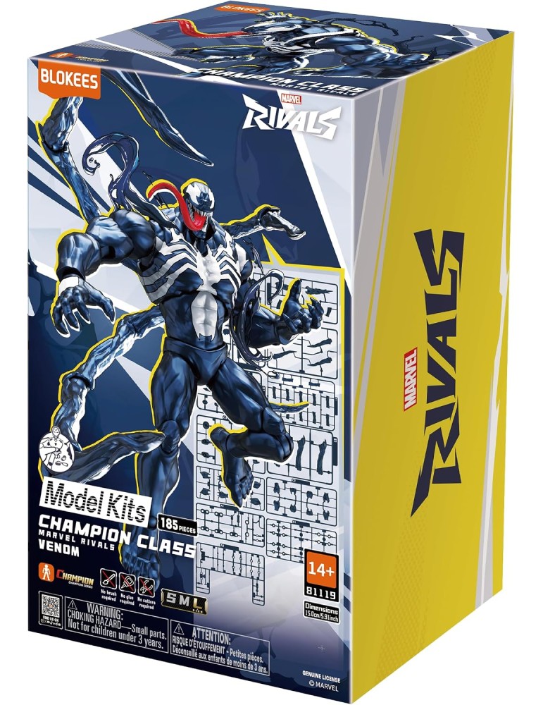 BLOKEES Marvel Rivals 81119. Venom (Champion Class 07). Kit de construcción.