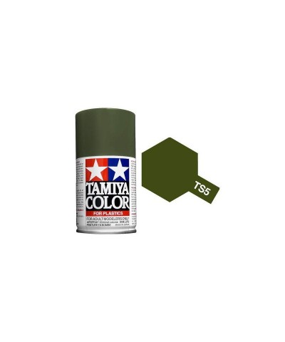 Tamiya 85005. Spray TS-5 Pintura Esmalte Verde Oliva