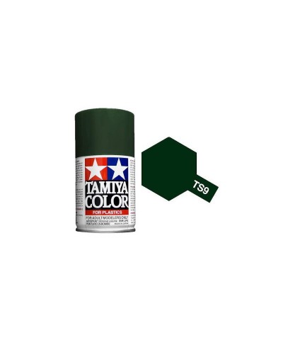 Tamiya 85009. Spray TS-9 Pintura Esmalte Verde Inglés