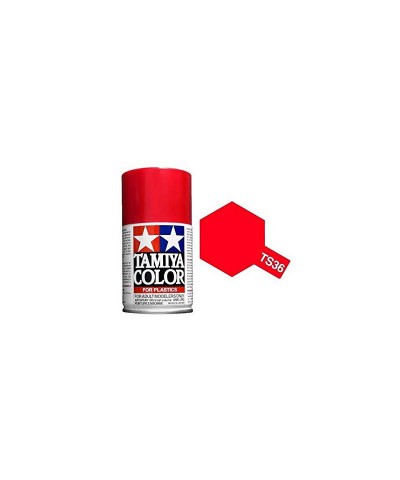 Tamiya 85036. Spray TS-36 Pintura Esmalte Rojo Fluorescente