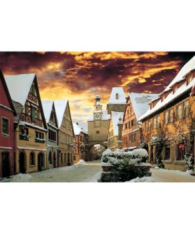 27016. Puzzle Trefl 2000 piezas Rothenburg Germany Winter