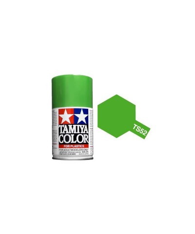 Tamiya 85052. Spray TS-52 Pintura Esmalte Candy Lime Green