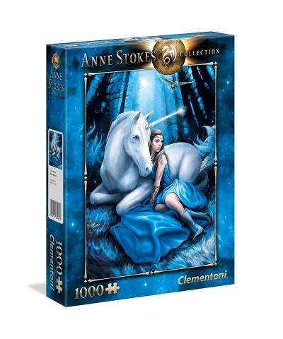 Clementoni 39462. Puzzle 1000 Piezas Luna Azul Anne Stokes