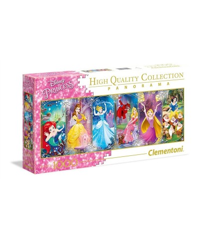 Clementoni 39444. Puzzle 1000 Piezas Princesas Disney Panorama