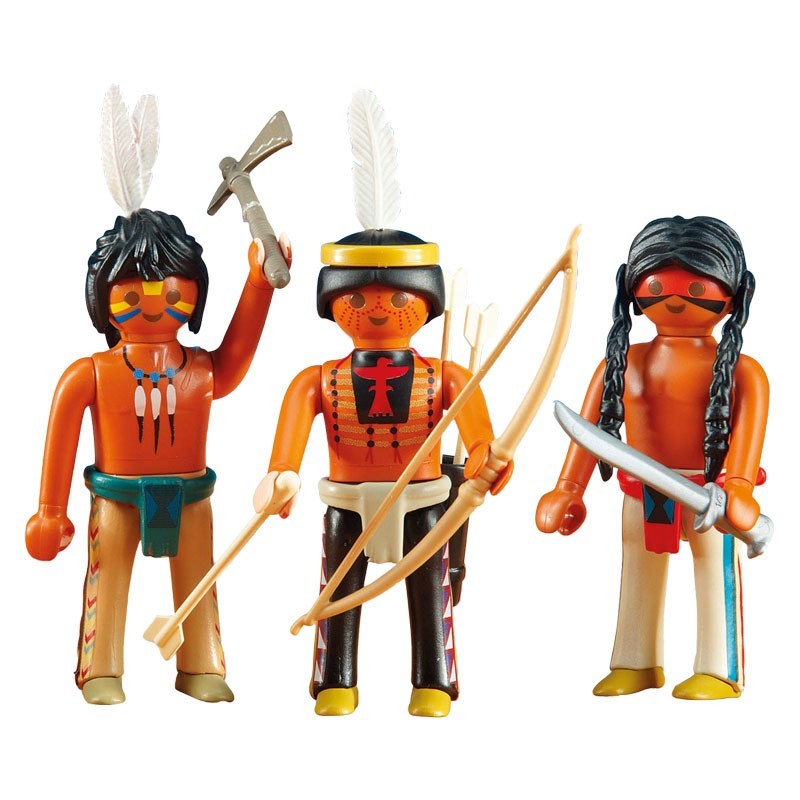 Playmobil 6272. Pack 3 Indios Sioux