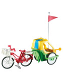 Playmobil 6388. Bicicleta con Remolque
