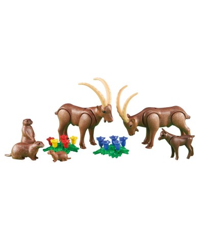Playmobil 6318. Cabras Montesas y Marmotas