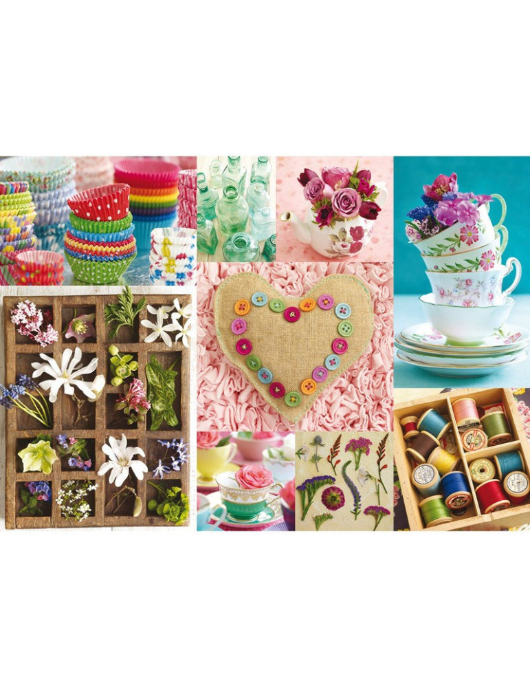 Ravensburger 19369. Puzzle 1000 piezas Dulces Colores