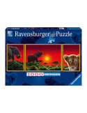 199914. Puzzle Ravensburger 1000 piezas Tríptico Africa