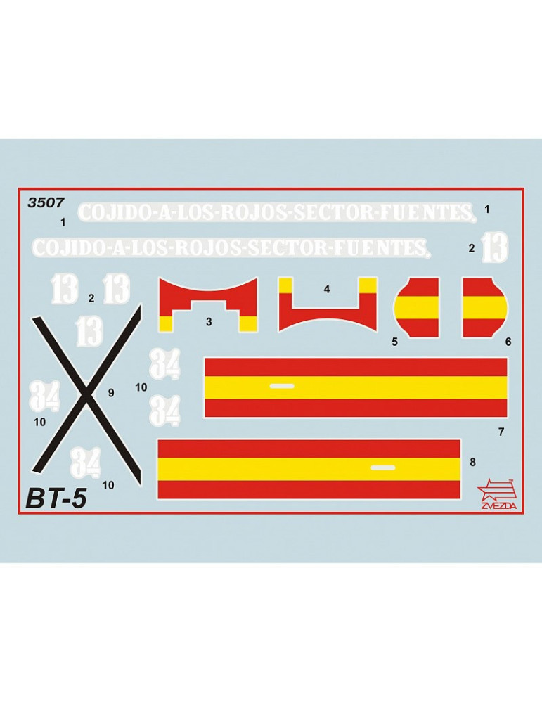 Zvezda 3507. 1/35 Tanque BT-5 Soviético