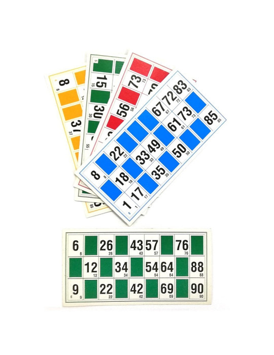 Pack 48 Cartones de Bingo