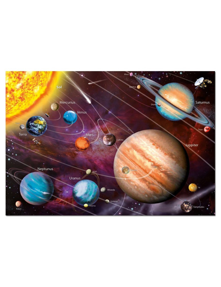 14461. Puzzle Educa 1000 piezas Sistema Solar "Neon"