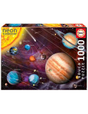 14461. Puzzle Educa 1000 piezas Sistema Solar "Neon"