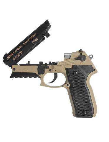 Gamo 111398N. Pack Pistola PT-80 Desert Attack 29318/38203 2