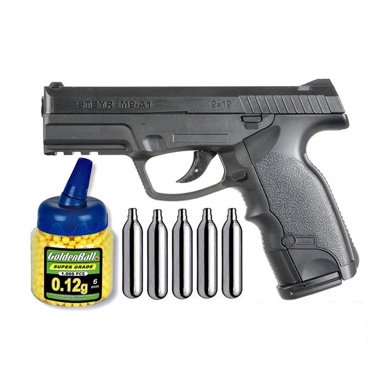 ASG 16090. Pack Pistola Steyr M9-A1 Co2 29318/21993