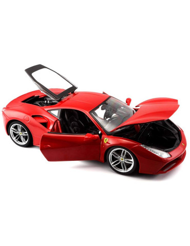 Bburago 16008. 1/18 Coche Ferrari 488 GTB Rojo 2