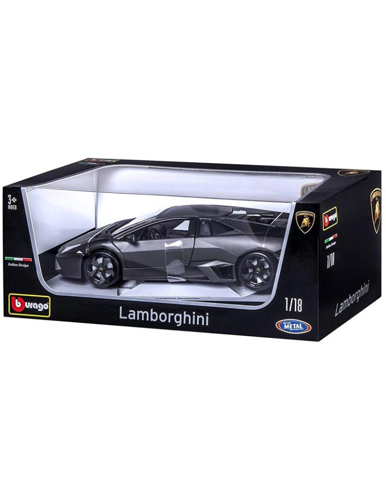 Bburago 11029. 1/18 Coche Lamborghini Reventón Gris Oscuro