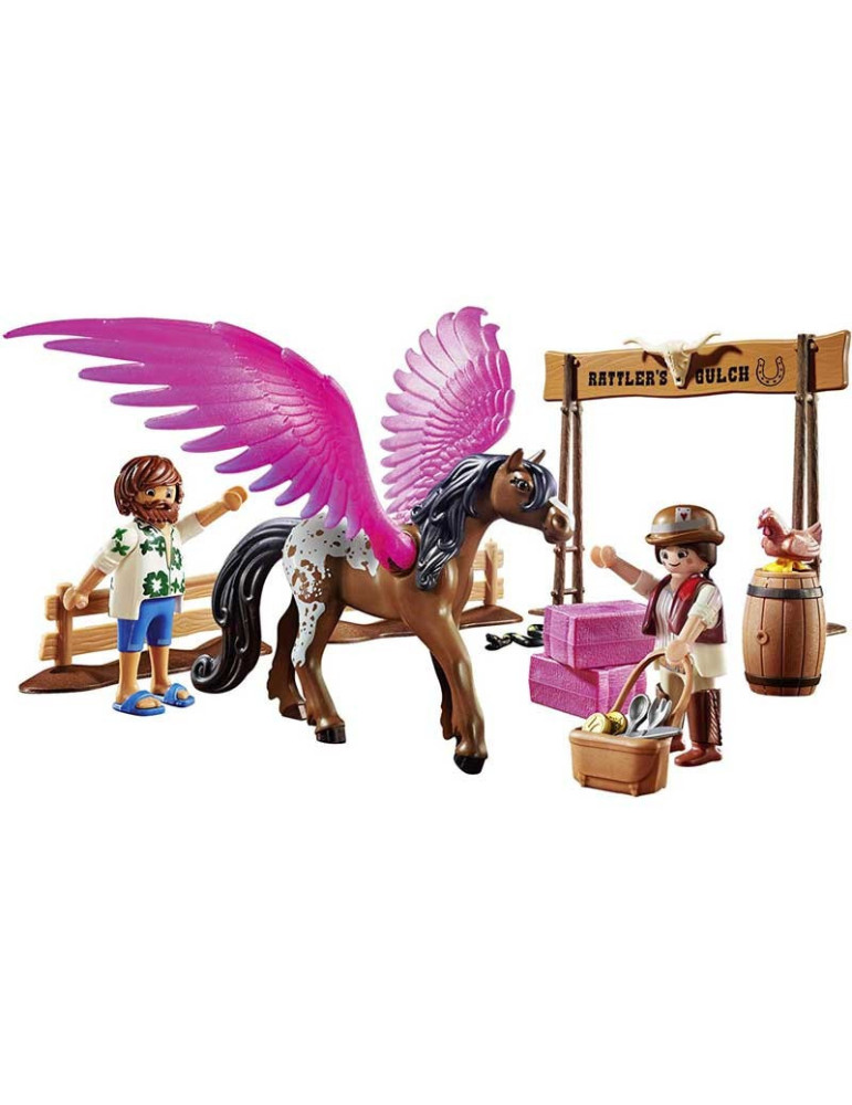Playmobil 70074. Marla, Del y Caballo con Alas