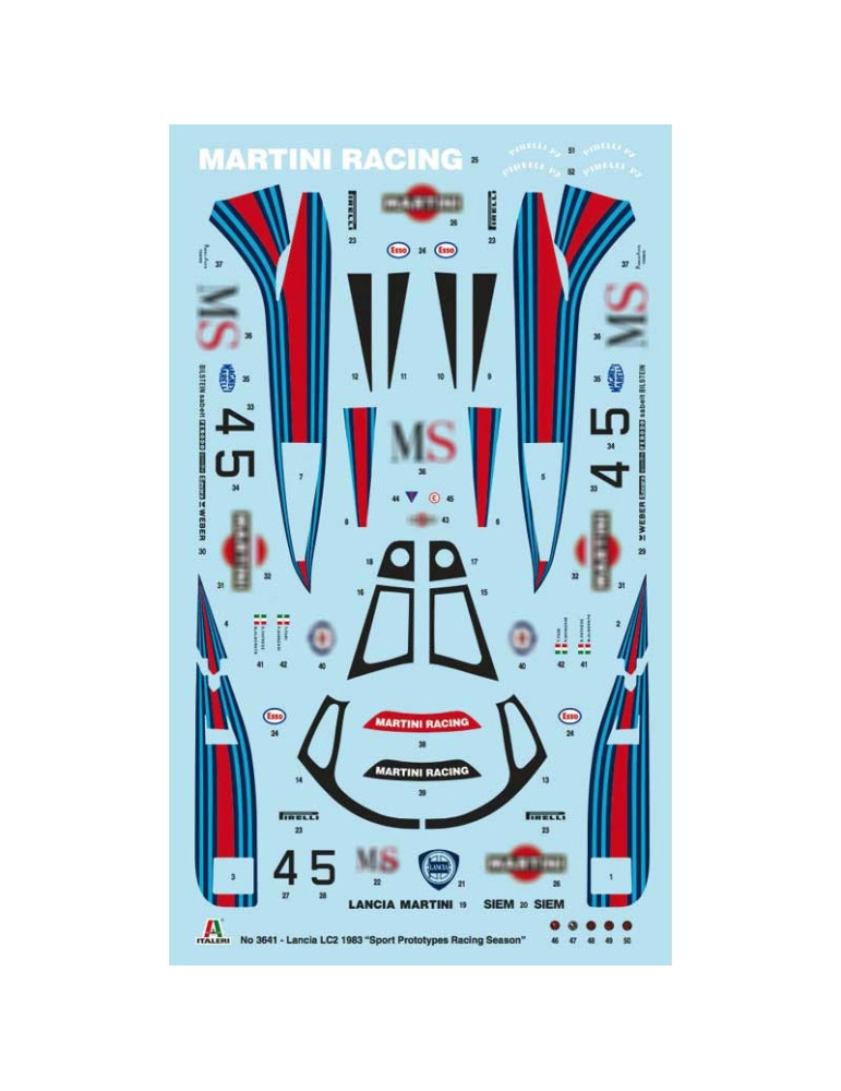Italeri 3641. 1/24 Lancia LC2