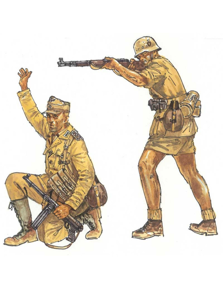 Italeri 6076. 1/72 Afrika Korps Alemanes