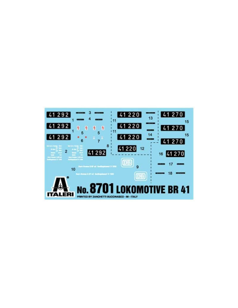 Italeri 8701. 1/87 Locomotora BR41