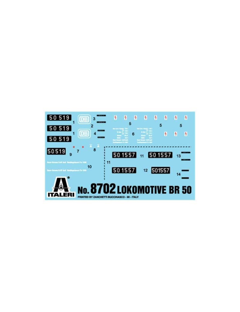 Italeri 8702. 1/87 Locomotora BR50